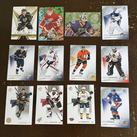 NHL Hockey 12 Card Lot SP Authentic Upper Deck Fleer - Picture 1 of 13